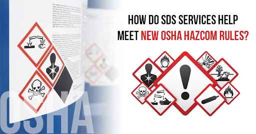 How do SDS services help meet new OSHA HazCom rules?